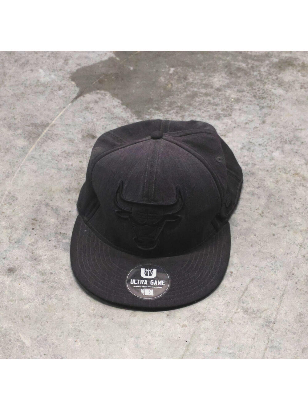 Chicago Bulls Ultra Game Hat Black NBA Snapback Cap‎ One Size Official Licensed